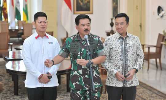 Panglima TNI Beri Kenaikan Pangkat Percepatan Bagi Prajurit Peraih Medali Asian Games 2018