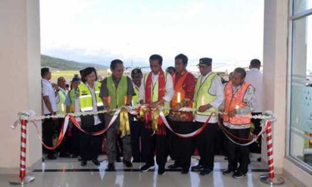 Presiden Resmikan Bandara Baru di Morowali dan 4 Terminal Bandara di Sulawesi