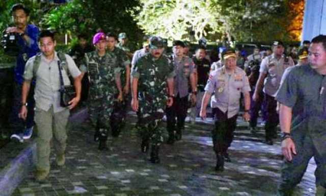 Panglima TNI dan Kapolri Tinjau Pengamanan Ibadah Misa Malam Natal