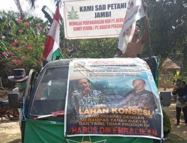 Aksi Jalan Kaki Suku Anak Dalam dan Petani dari Jambi ke Istana Negara