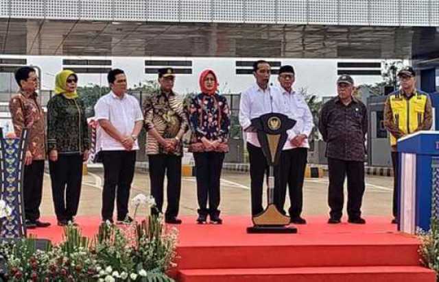 Resmikan Jalan Tol Kunciran-Serpong, Presiden Berharap Warga Tak Lagi Tua di Jalan