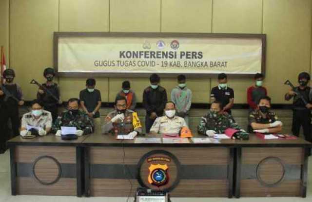 Menggunakan Surat Rapid Tes Palsu Diamankan Tim Gugus Tugas Covid - 19 Bangka Barat