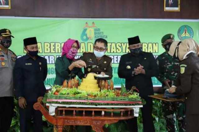 Suyanto Kajari MUBA Ucapkan Terimakasih Atas Kehadiran Dr. H. Dodi Reza Bupati MUBA Di HBA Ke 60 