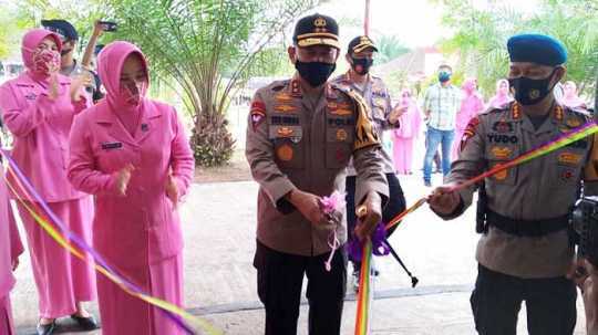 Kapolda Sumsel Resmikan Poliklinik Dan Posyandu Teratai Bataliyon C Pelopor SAT Brimob Polda Sumsel