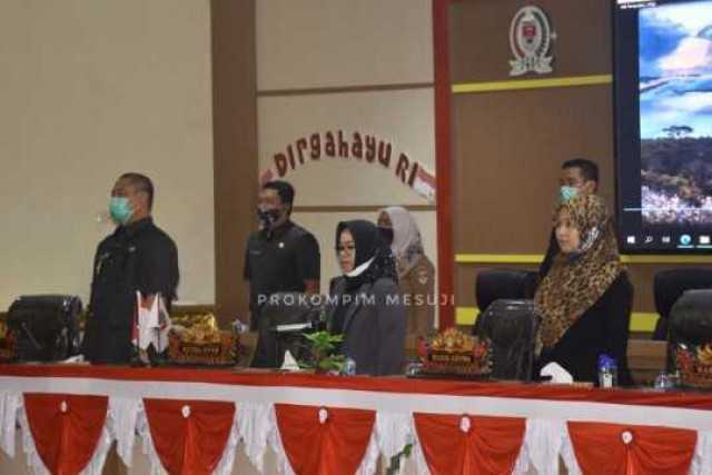 DPRD Mesuji Gelar Rapat Paripurna Pembicaraa Tingkat I Penyampaian Raperda Perubahan APBD 2020
