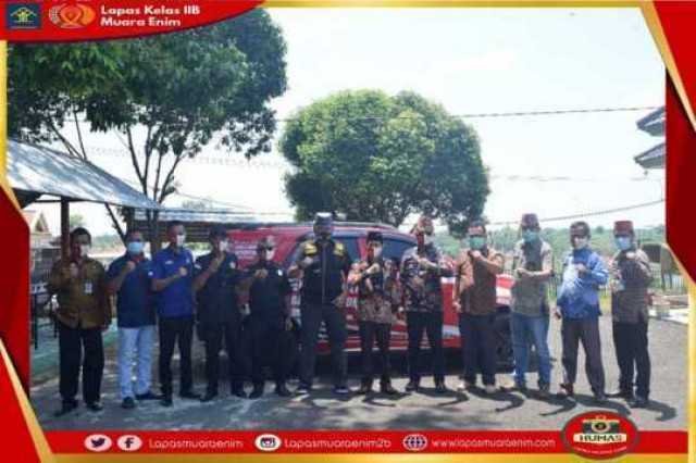Kalapas Muara Enim, Herdianto: Cintai Produksi Narapidana,  Kanda Budi Aliansi Berikan Dukungan 
