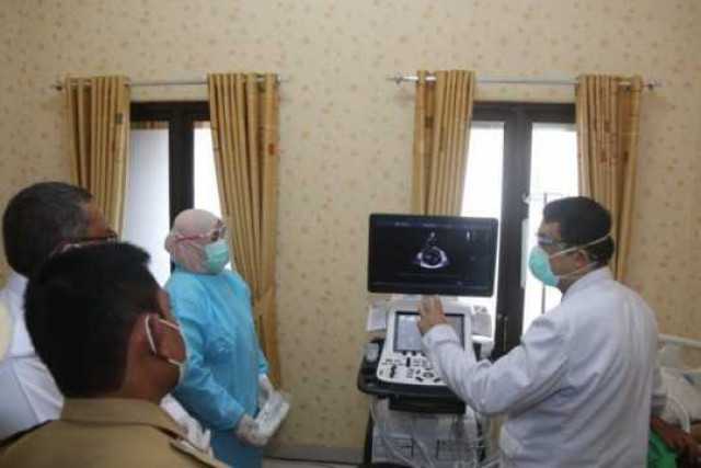 TAMBAH FASILITAS KESEHATAN, SEKARWANGI KINI PUNYA  ALAT ECHO JANTUNG 