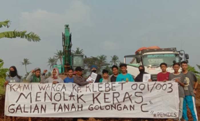Warga Kemiri, Kabupaten Tangerang, Tolak Penambangan Galian C