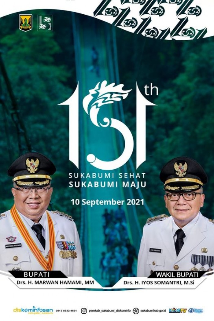 Logo Hari Jadi Ke 151 Kab. Sukabumi, Tim Kreatif KOMINFO Dapat Penghargaan