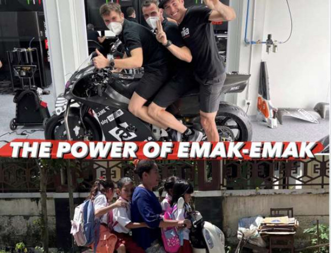 "The Power of Emak-Emak", Kata Pebalap MotoGP Pol Espagaro