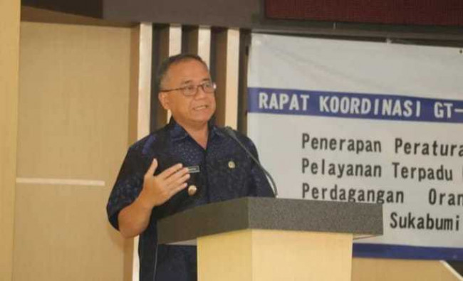 Wakil Bupati Sukabumi Buka Rapat Koordinasi GT-PPTPPO