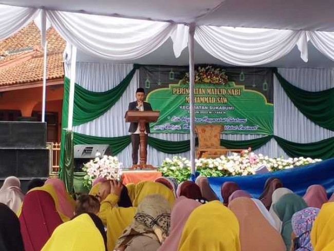 Peringatan Maulid Nabi, Camat Sukabumi "Menguatkan Ukhuwah Islamiyah"