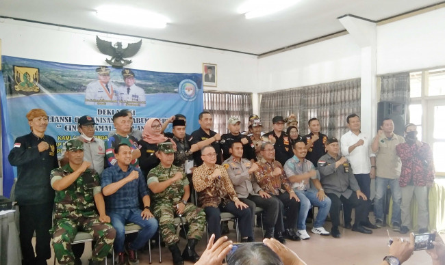 DPC BPAN LAI Kabupaten Sukabumi Hadiri Deklarasi Aliansi Organisasi Sukabumi Bersatu