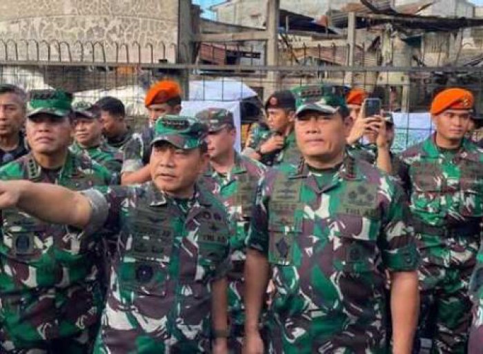 Panglima TNI dan KSAD Turun Langsung ke Lokasi Kebakaran Depo Pertamina di Plumpang