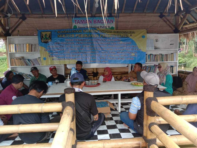 Dinas Perikanan Kab. Sukabumi Sosialisasikan NIB Tentang Usaha Pembudidayaan Ikan