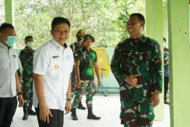 Bupati OKU Timur Jalin Komunikasi Dengan Danyon Armed