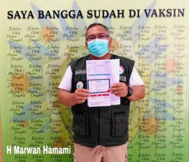 Vaksin, H.MARWAN HAMAMI "Pemerintah Memberikan Yang Terbaik Bagi Masyarakat"