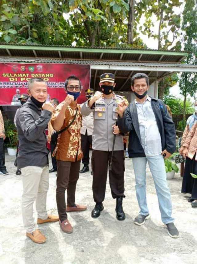Kapolres Prabumulih Cek Kesiapan Posko PPKM Di Kelurahan Gunung Ibul
