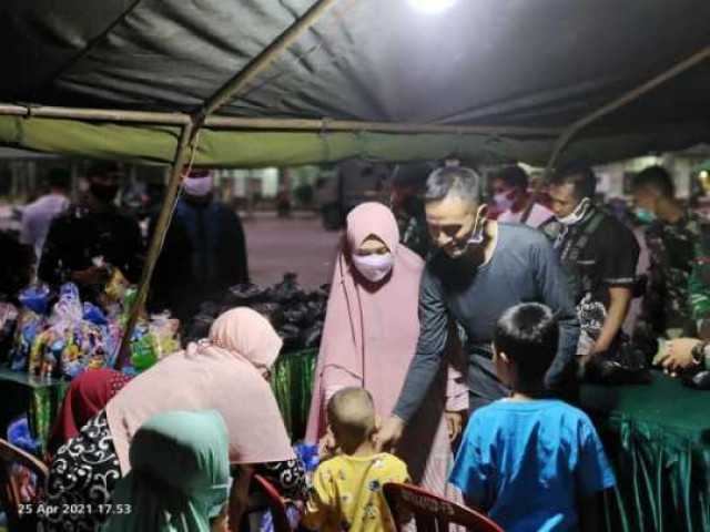 YON ARMED 13 Berbagi Dibulan Suci, DANYON " Semoga Kepedulian Sosial Terus Bisa Kami Lakukan"