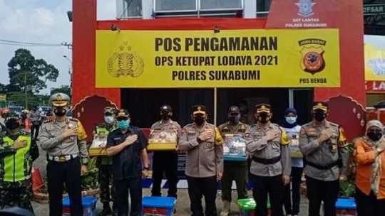 WAKAPOLDA JABAR Monitoring Pencegahan Penyebaran Covid 19 Diperbatasan Kab. Sukabumi