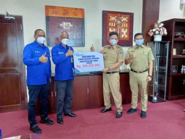 Bank Sumsel Babel Cabang OKU Timur Gelontorkan Dana CSR Rp. 200 Juta