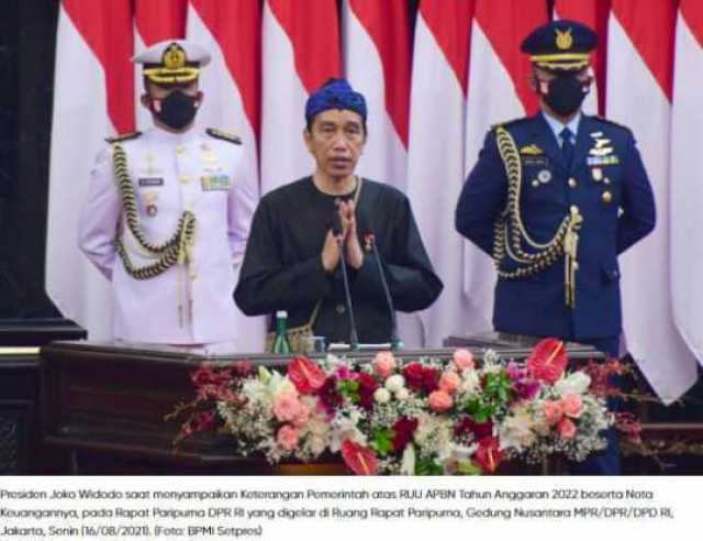 Pemerintah Alokasikan Anggaran Rp 2.708,7 Triliun dalam RAPBN 2022