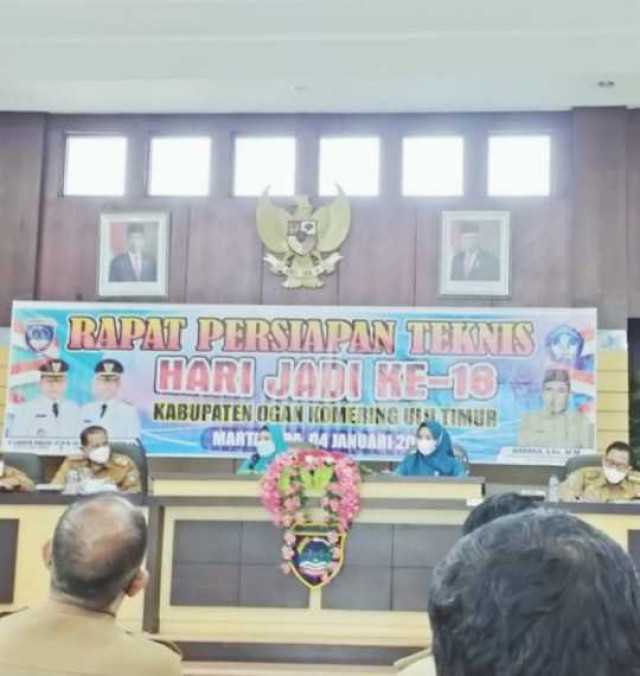 Hari Jadi OKU Timur Ke-18 Pemkab OKU Timur Gelar Rapat Persiapan Teknis