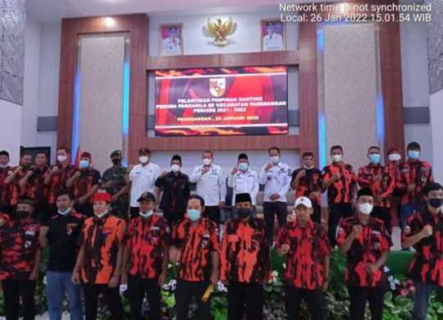 Pelantikan Pimpinan Ranting Pemuda Pancasila Se Kecamatan Pagedangan Periode 2021-2023