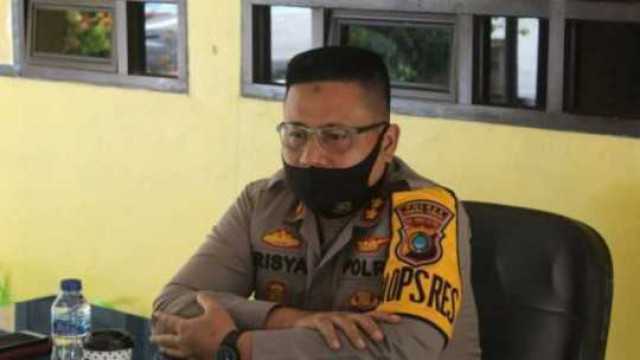 PPKM Level 3 Kapolres Bangka tengah Tiadakan Apel Bersama