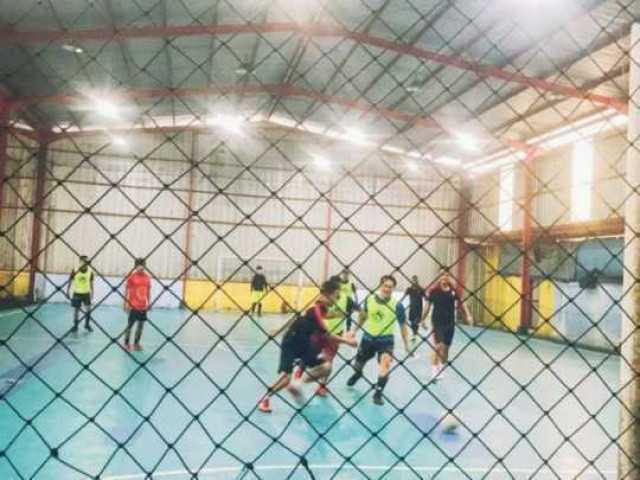 Menjalin Silaturahmi,BPBD Pgk Gelar Tanding Futsal Versus SB.Bakamla Babel