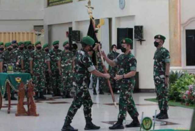 Gelar Upacara Sertijab Danrem 045/Garuda Jaya;Dipimpin Oleh Pangdam II/Sriwijaya, Mayjen TNI Agus Suhardi