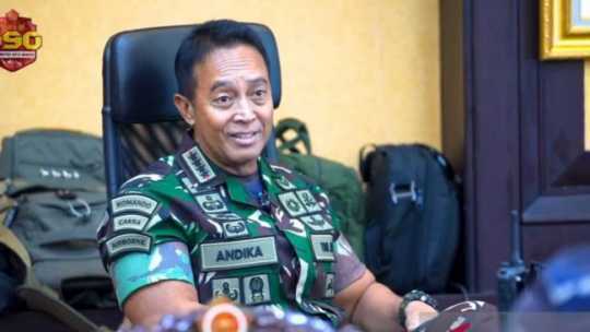 Korps Marinir Minta Panglima Jenderal Andika jadi Warga Kehormatan Baret Ungu