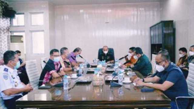  Molen Wali Kota Pangkalpinang Menerima Kunker Tim Pengendalian Inflasi Daerah Kabupaten OKI
