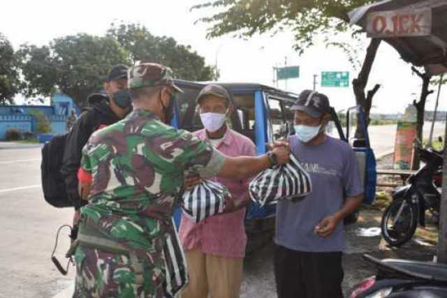Berbagi kebaikan dibulan Ramadhan, Kodim Sragen Dirikan Dapur Umum