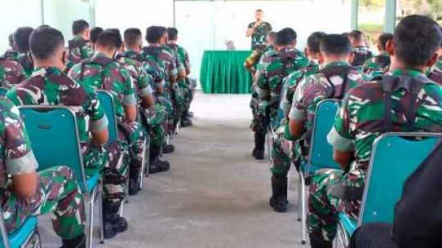 Gelorakan Kembali Kehidupan Militer; Dandim 0431/Bangka Barat Pimpin Jam Komandan Pada Prajuritnya  