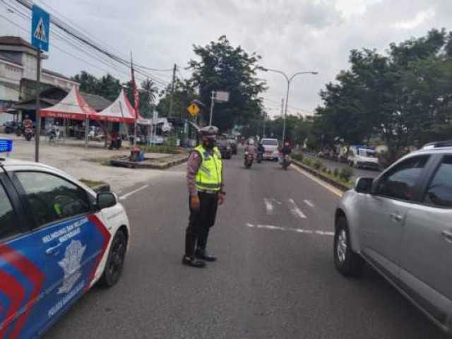 Giat Rutin Sat Lantas Polres Bangka Barat, Patroli Hunting Daerah Rawan Laka dan Pelanggaran