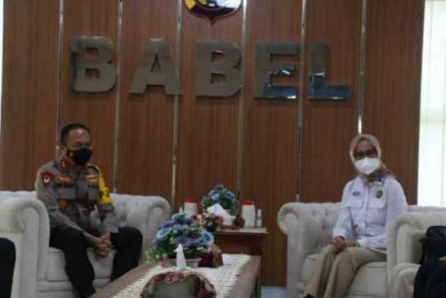 Kapolda Babel ; Irjen Pol Drs.Yan Sultra Menerima Kunjungan Kerja Kepala BPH Migas  