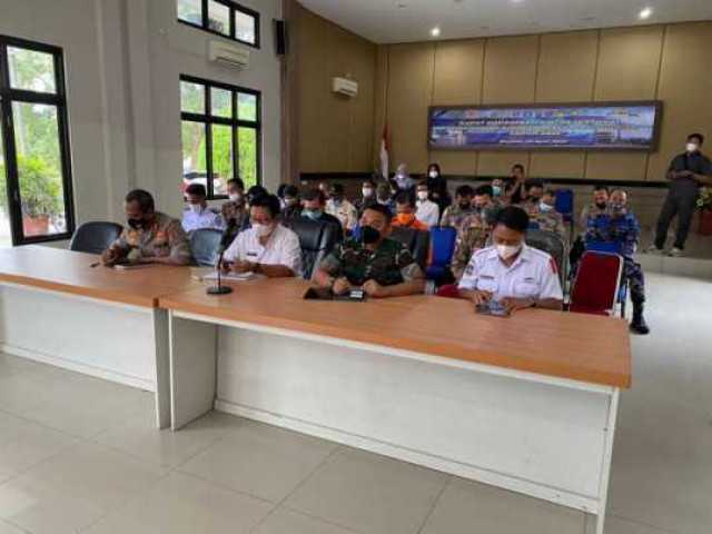 Jelang Mudik Lebaran, Polres Bangka Barat Rapat Koordinasi Lintas Sektoral Kesiapan Ops Ketupat Menumbing 2022 
