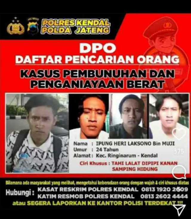 Usai Penangkapan, Polsek Wonosalam Demak Serahkan DPO Kasus Pembunuhan ke Polres Kendal