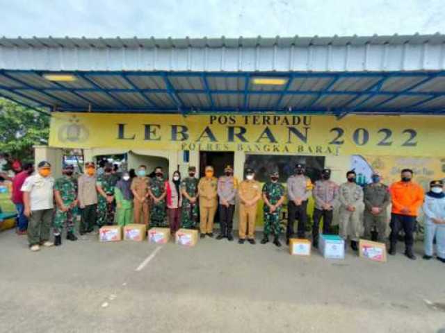 Kapolda Kep. Babel Bersama Forkopimda Cek Pelabuhan Tanjung Kalian 