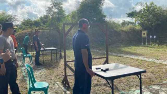 HUT Bhayangkara Ke 76,Polres Bangka Barat Gelar Lomba Menembak