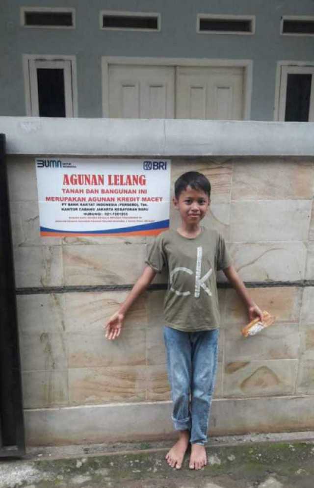 BRI Cabang Kebayoran Baru Segel Rumah Anak Yatim Piatu Dibawah Umur