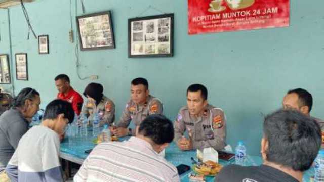 Silaturahmi Kasatlantas Polres Bangka Barat Dengan Awak Media
