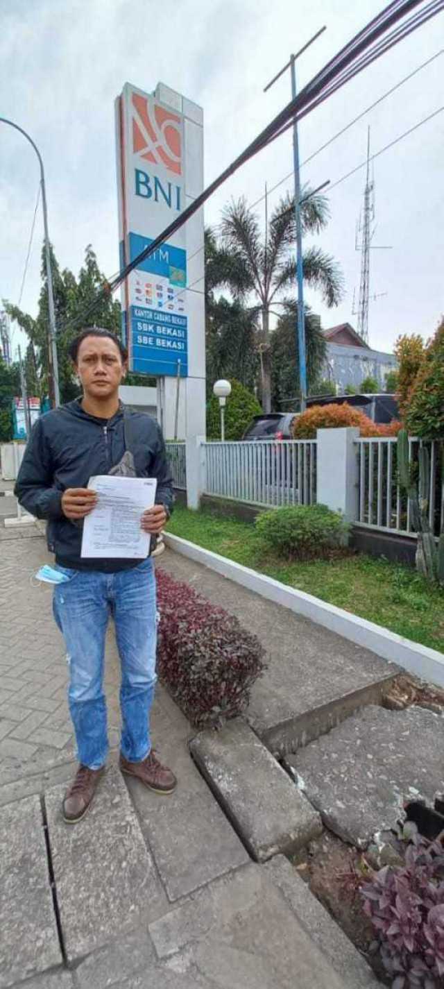 BNI KCU Bekasi Jln.A.Yani Diduga Melakukan Penipuan Konsumen Terhadap Nasabah KPR BNI Griya