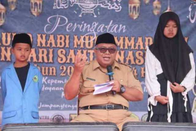 Maulid Nabi Di Jampang Tengah, Bupati Kab. Sukabumi Ajak Berlomba Dalam Kebaikan 