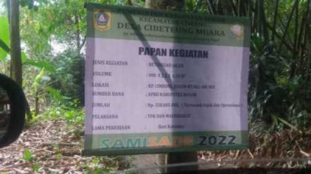 Kades Cibeteung Muara, Kecamatan Ciseeng Bangga dengan SamiSade yang Bisa Mendongkrak Perekonomian Masyarakat Desa