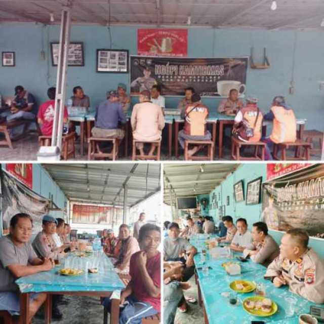 Keluh Kesah Masyarakat Ditampung Saat Ngopi Kamtibmas Bersama Wakapolres Bangka Barat