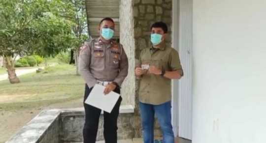 Satlantas Polres Bangka Barat Jalankan Program SIASMAH  (SIM Antar Sampai Rumah)