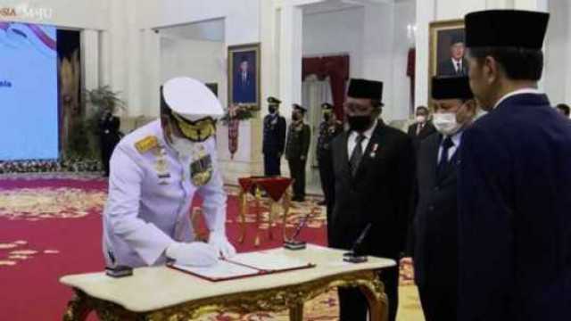 Laksamana Yudo Margono Dilantik menjadi Panglima TNI
