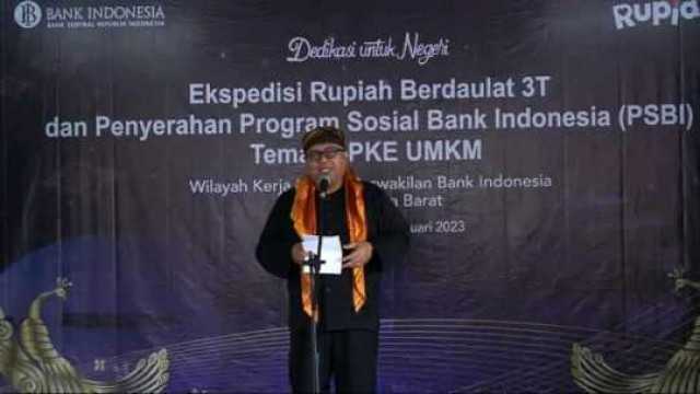 Bupati Sukabumi, Marwan Hamami Apresiasi Bank Indonesia Mendorong Pengembangan Ekonomi, Literasi, Industri dan Akses Keuangan